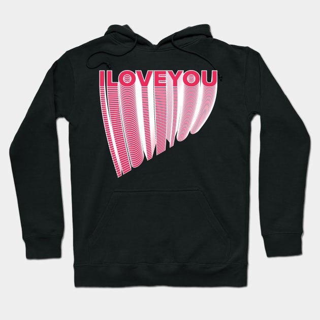 i love you Hoodie by Julia Newman Studio